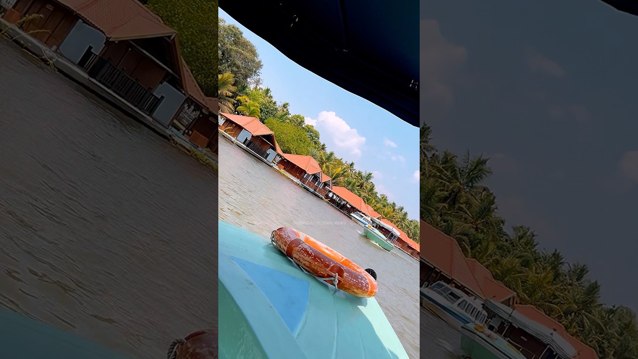 We stayed at this Beautiful poovar island resort at Kerala 🌴 @poovarislandresorts2343 🫶🏻
