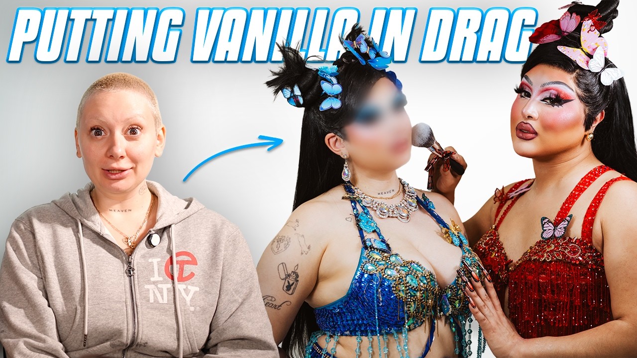 VANILLA MACE GETS PUT IN DRAG FOR THE FIRST TIME | Morphine Love Dion