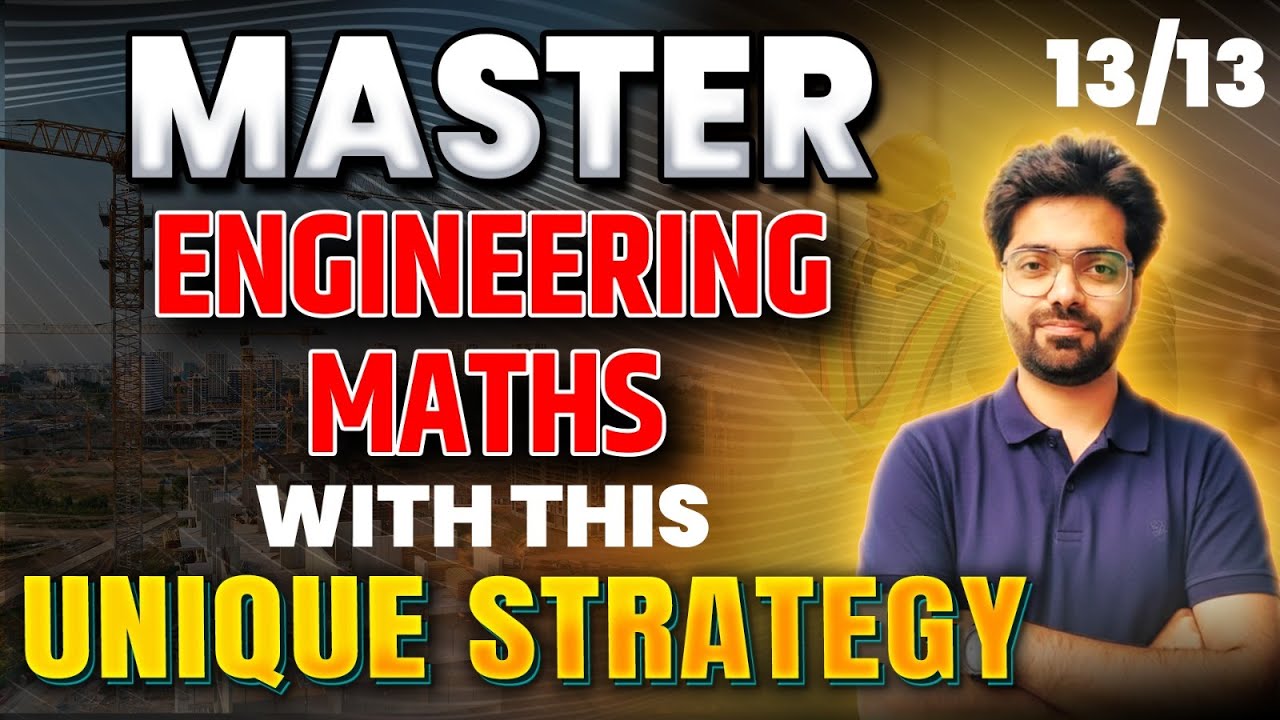 Master Engineering Maths with Unique Strategy 💥 | GATE 2026 Civil Crash Course