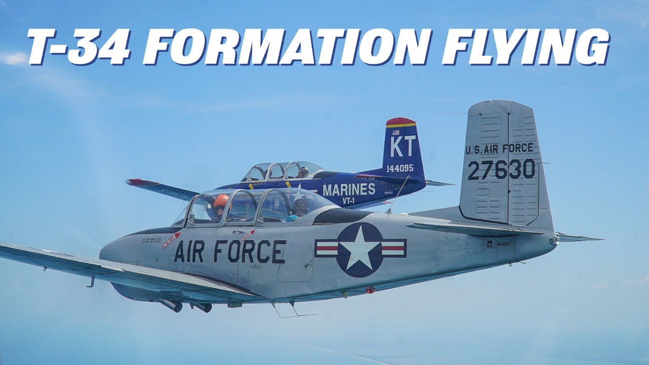 T-34 Formation Flying Clinic