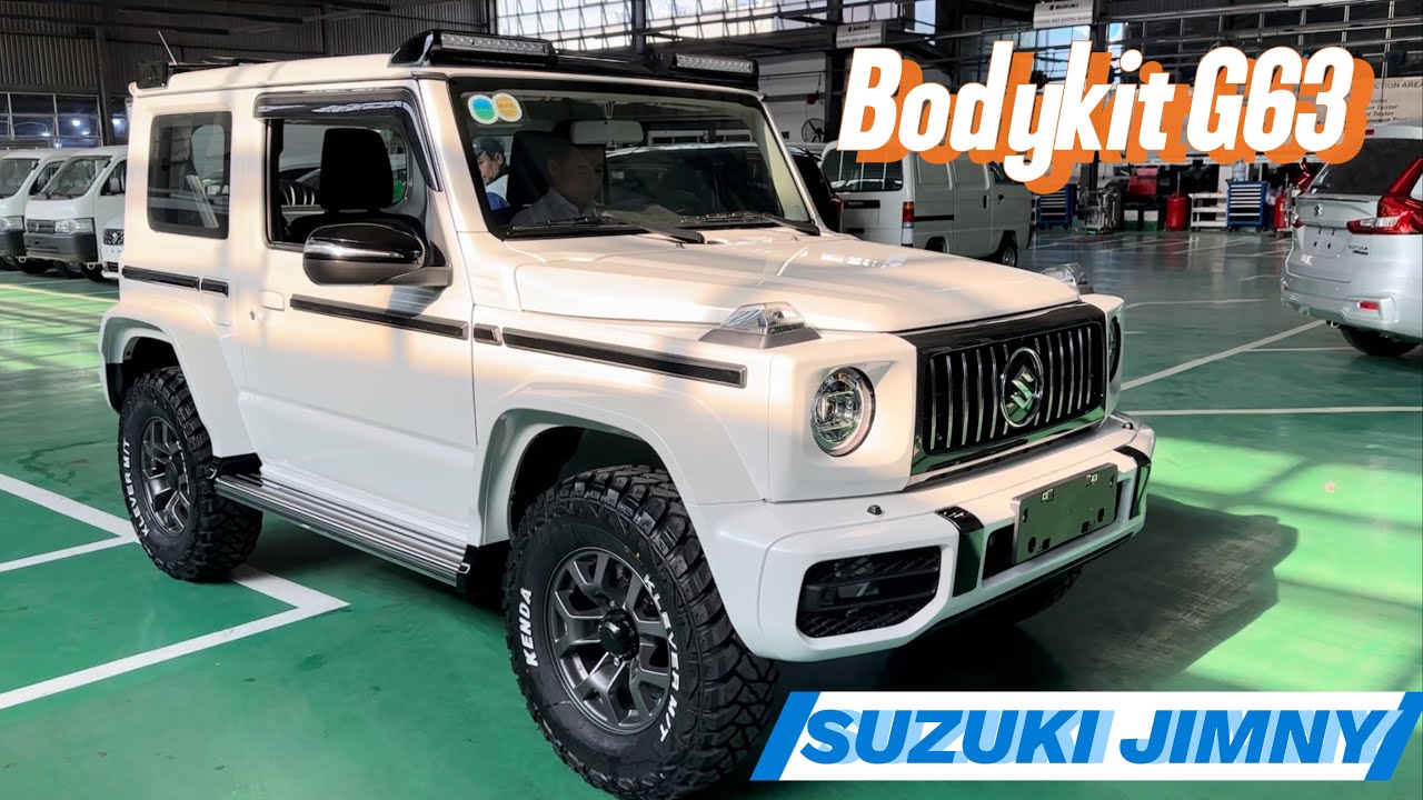 Suzuki Jimny độ bodykit Mercedes G63 hầm hố và phong cách. Giá xe Jimny và màu xe giao ngay ?