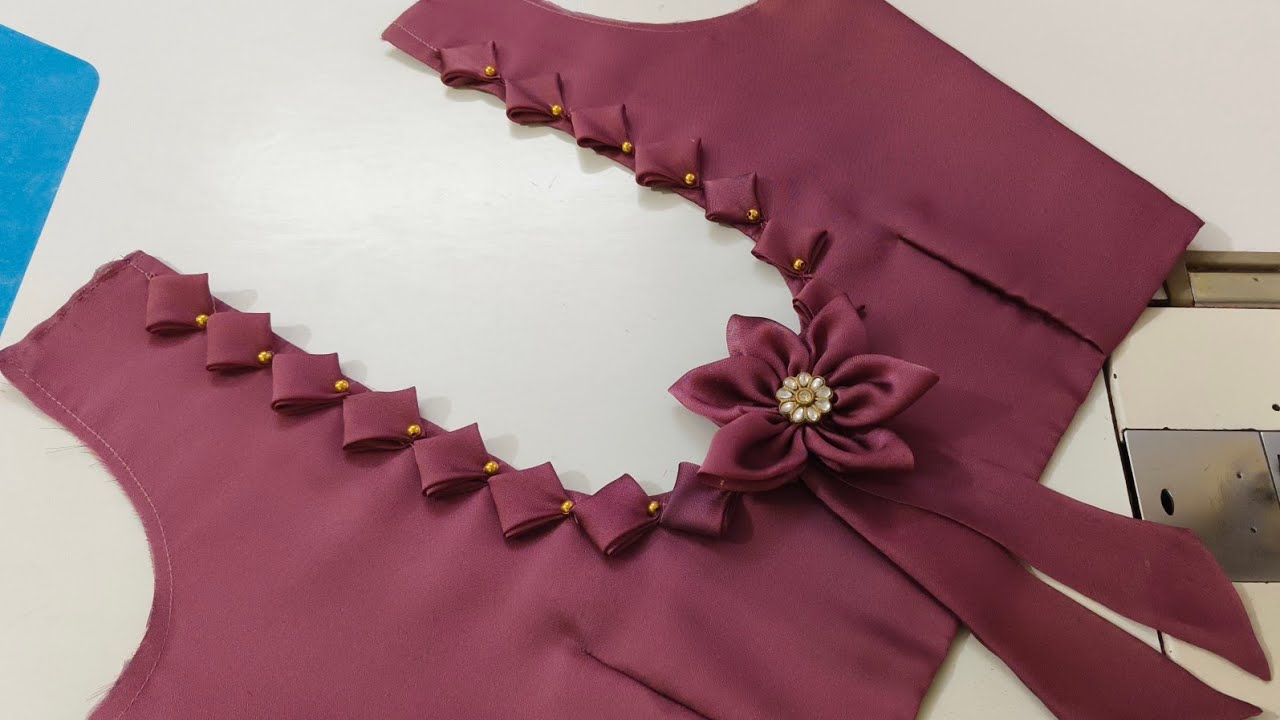 New Model Blouse Design | Cutting and Stitching | Blouse Back Neck Design | Back Blouse Design
