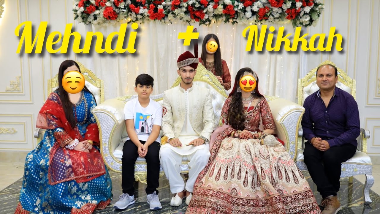 Mehndi and Nikkah vlog | Lahore bahria town | Lahore country Club | Family Vlog |