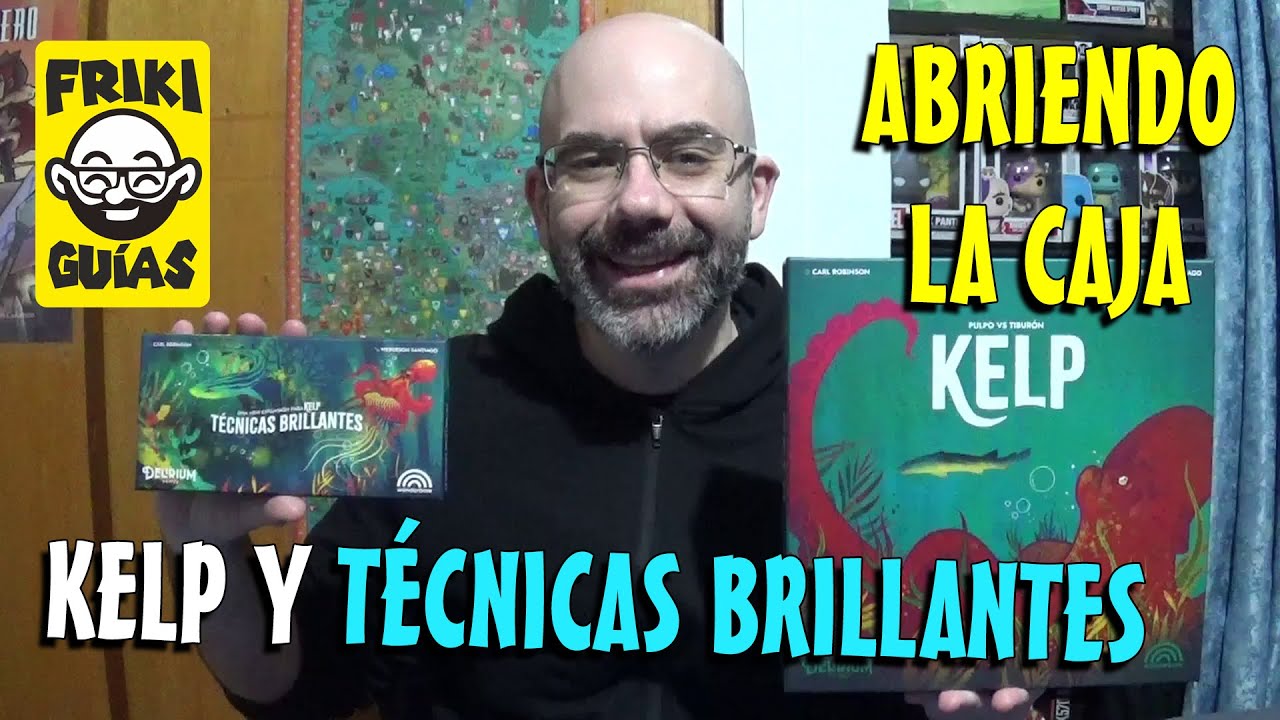 Kelp y la expansión Técnicas Brillantes - Delirium Games - Abre la Caja
