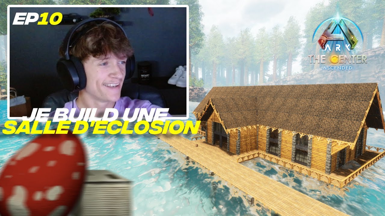 Je Build une Salle d'Eclosion !!! THE CENTER - ARK Survival Ascended EP10