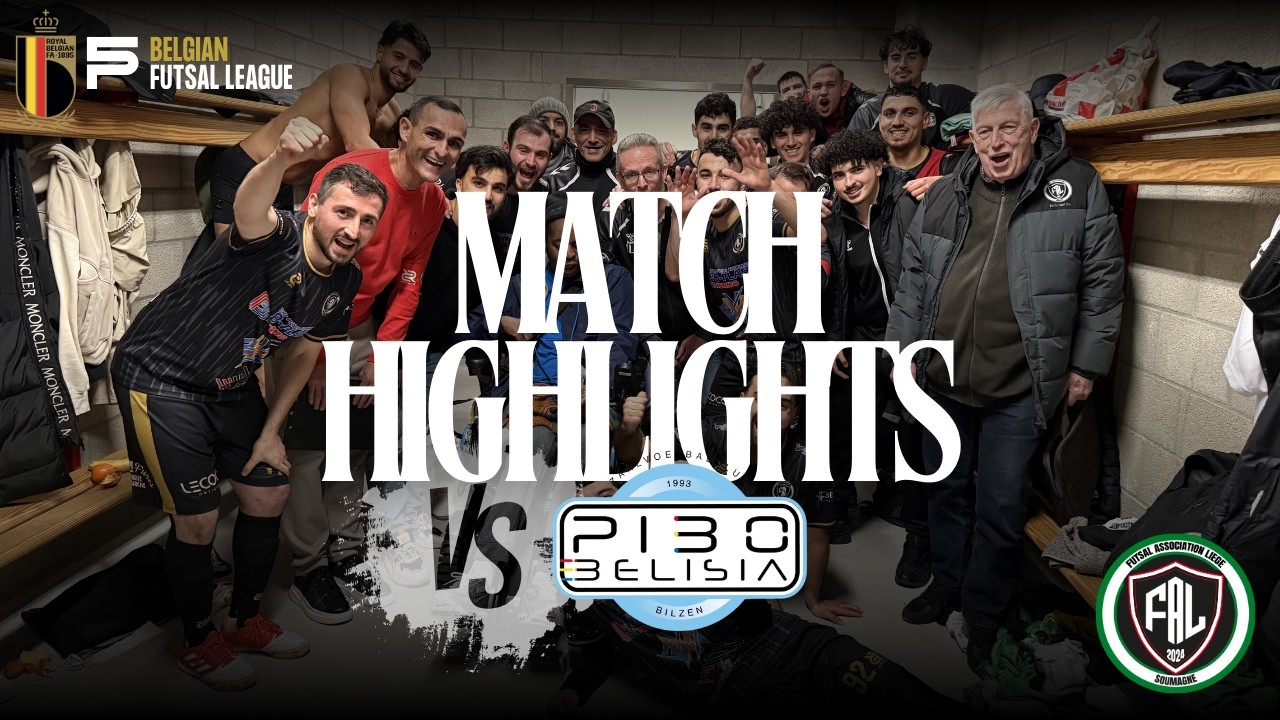 FUTSAL / MATCH HIGHLIGHTS / PIBO BIELISA #match #belgique #football #skills #goal #video