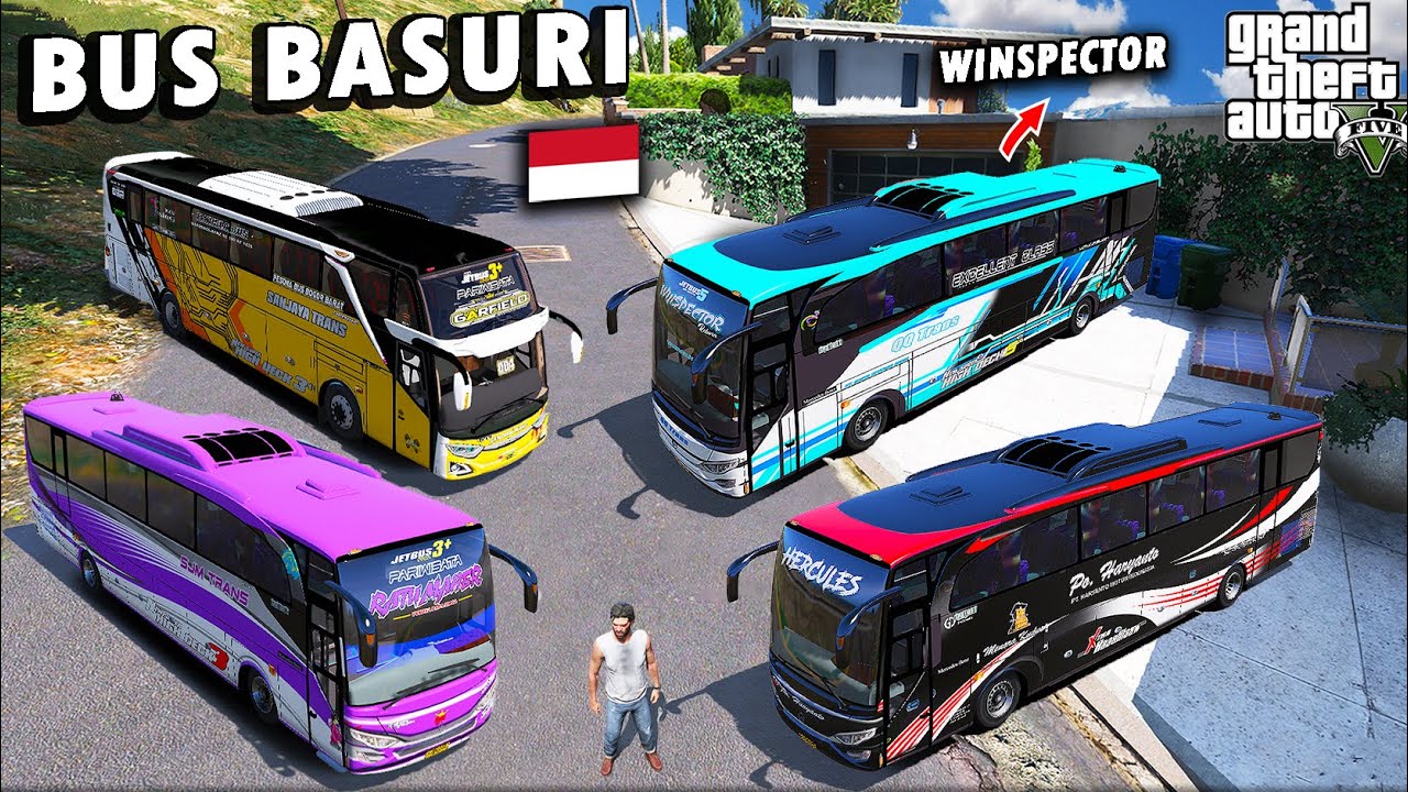 Kerja Jadi SOPIR !! Aku Malah Disuruh KOLEKSI SEMUA BUS BASURI TELOLET TERKEREN di GTA 5. . .