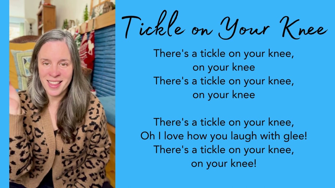 There's a Tickle on my Knee - A Tickle Action Song for Children