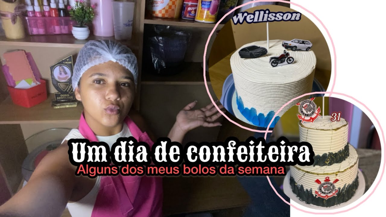 Dias corridos, um pouco dos meus bolos da semana 