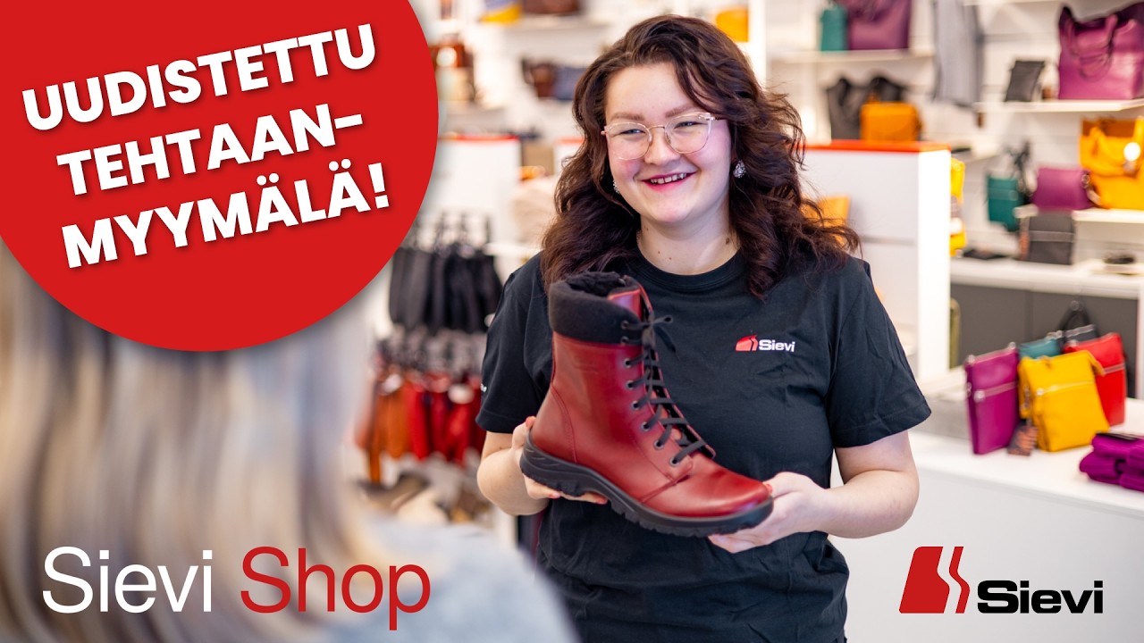 Poikkea matkallasi Sievin tehtaanmyymälään!