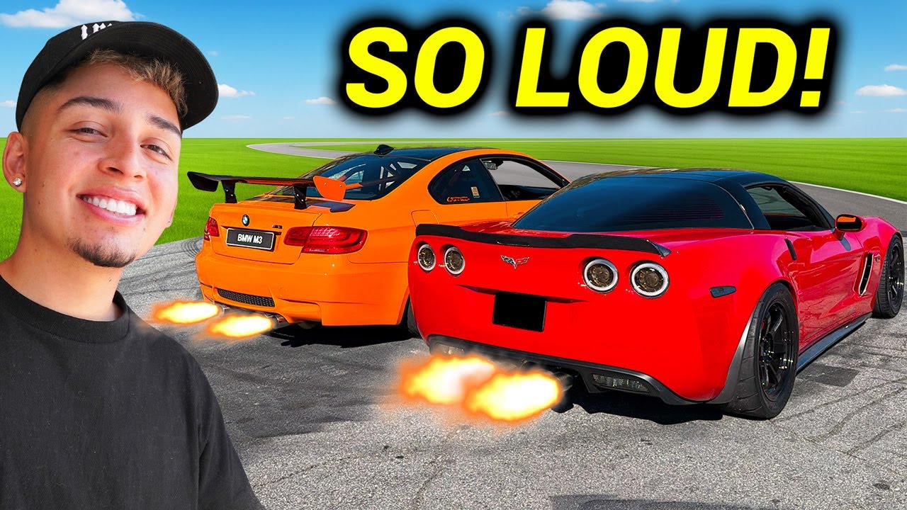 CAMMED Z06 VS BMW E92 M3! Which V8 is LOUDER?