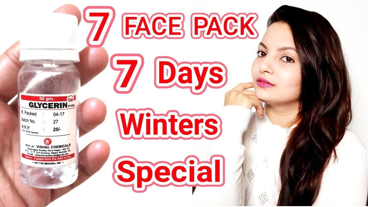 7 Glycerine Face Pack For 7 Days|Winter SkinCare Hacks|Winter SkinCare Routine|AlwaysPrettyUseful