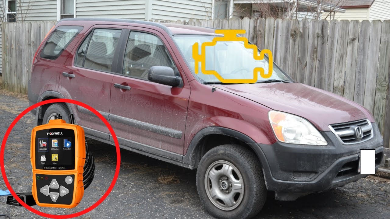 Как устранить неполадку, загоревшуюся на Honda CRV, сброс индикатора двигателя (простой способ).