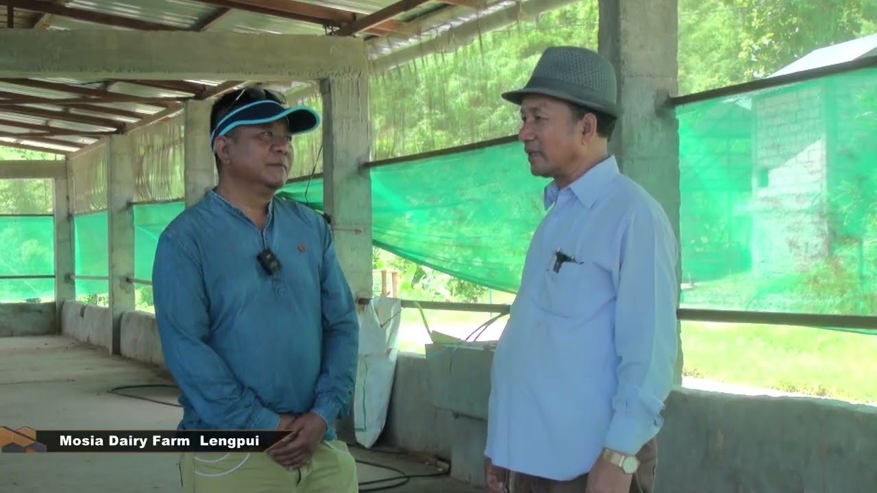 Dairy Farm entawn tlak taka kalpui chho mek tu C Laltanpuia  ZPM Treasurer