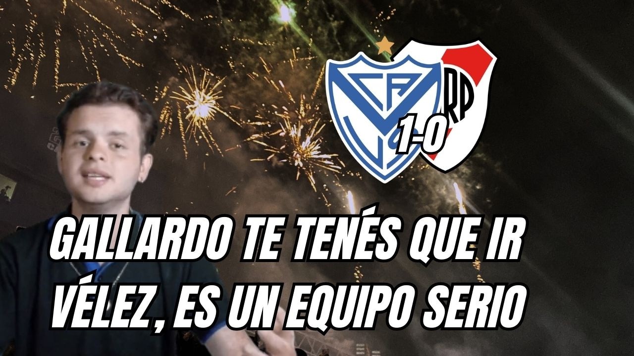 GALLARDO TE TENÉS QUE IR | VÉLEZ CANDIDATO | Naza Ordóñez