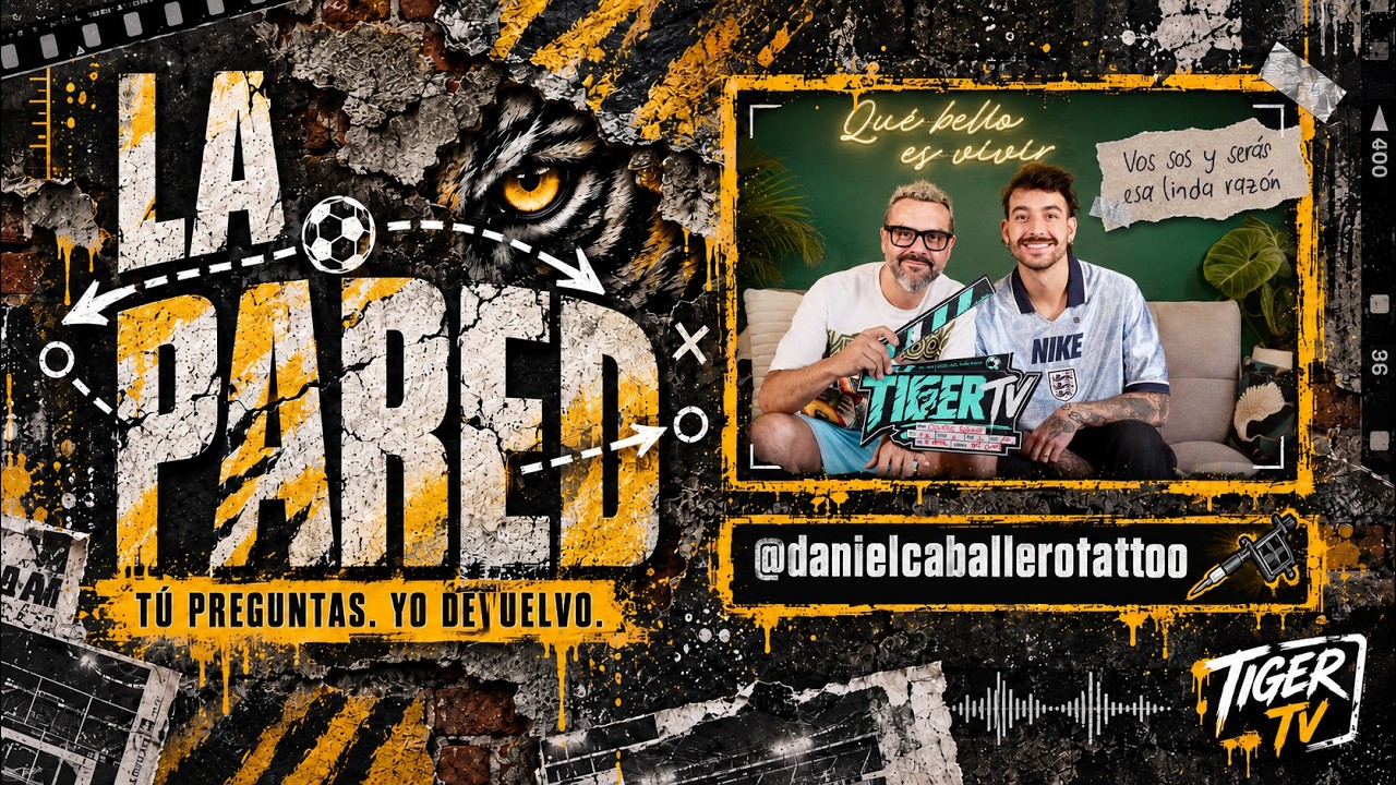 Daniel Caballero en La Pared del Tigre me hace un gran tatuaje.