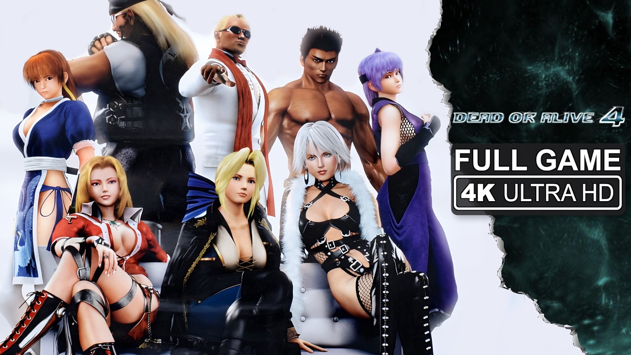 Dead or Alive 4 (2005) | Helena Story Mode Gameplay + All Endings | XBOX 360 - 4K UHD - 60FPS