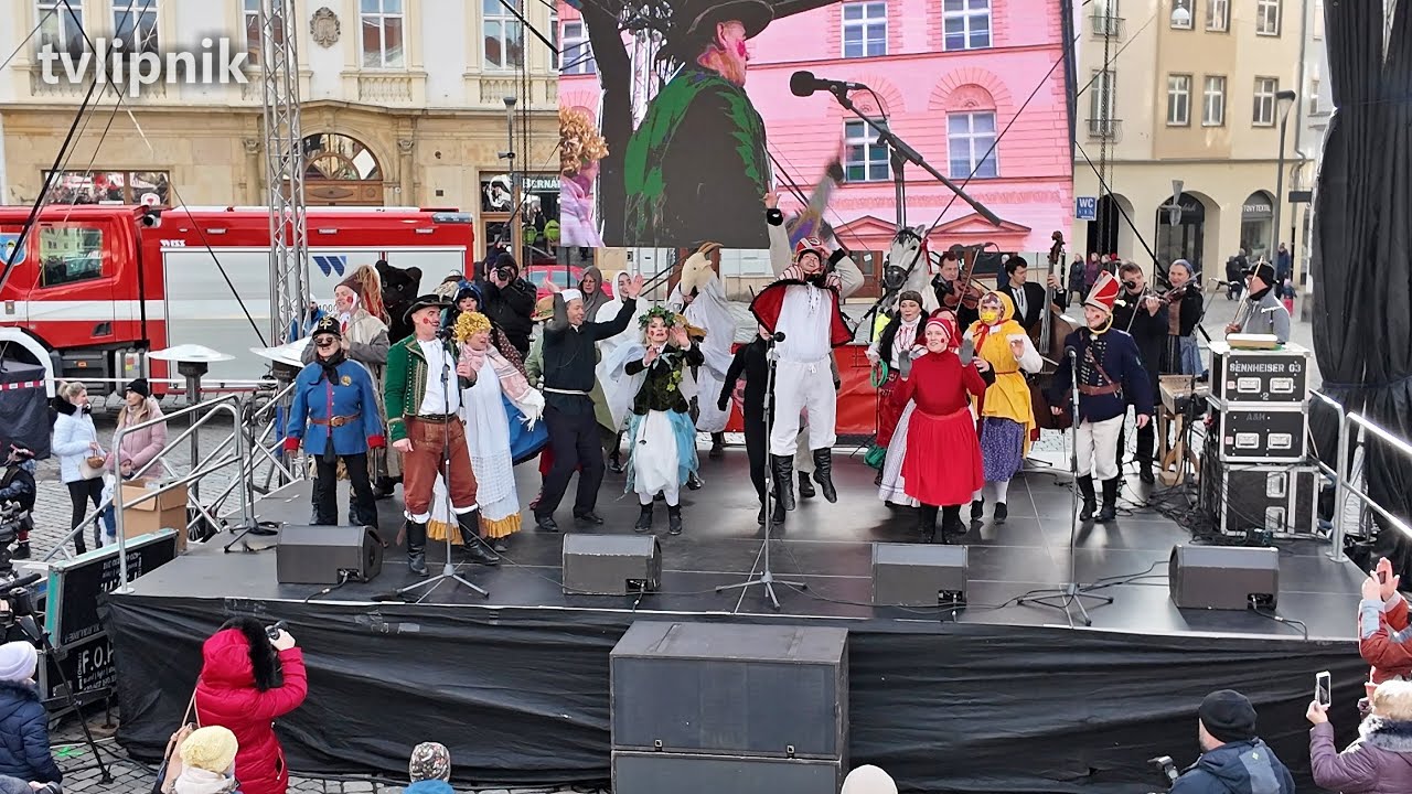 Olomoucké masopustní veselí - 27.1.2024 - Folklorní soubor Haná - Taneční pásmo Maškare dó