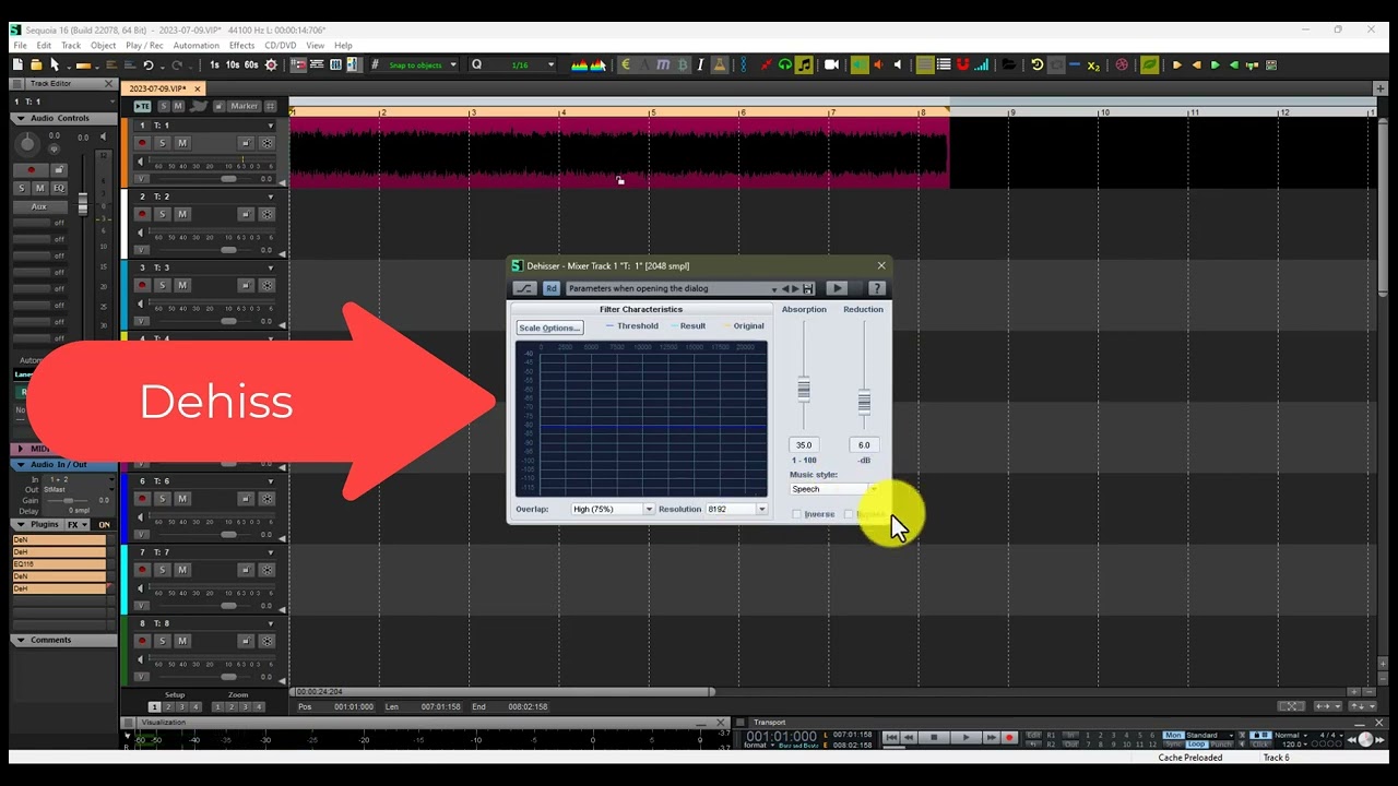 Magix Sequoia 16 Restoration (only Magix plugins)