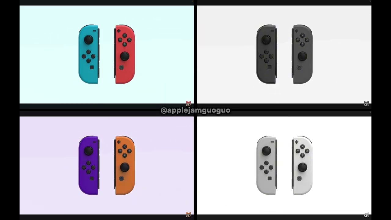 Nintendo Switch 2 Joy-Cons in different colors