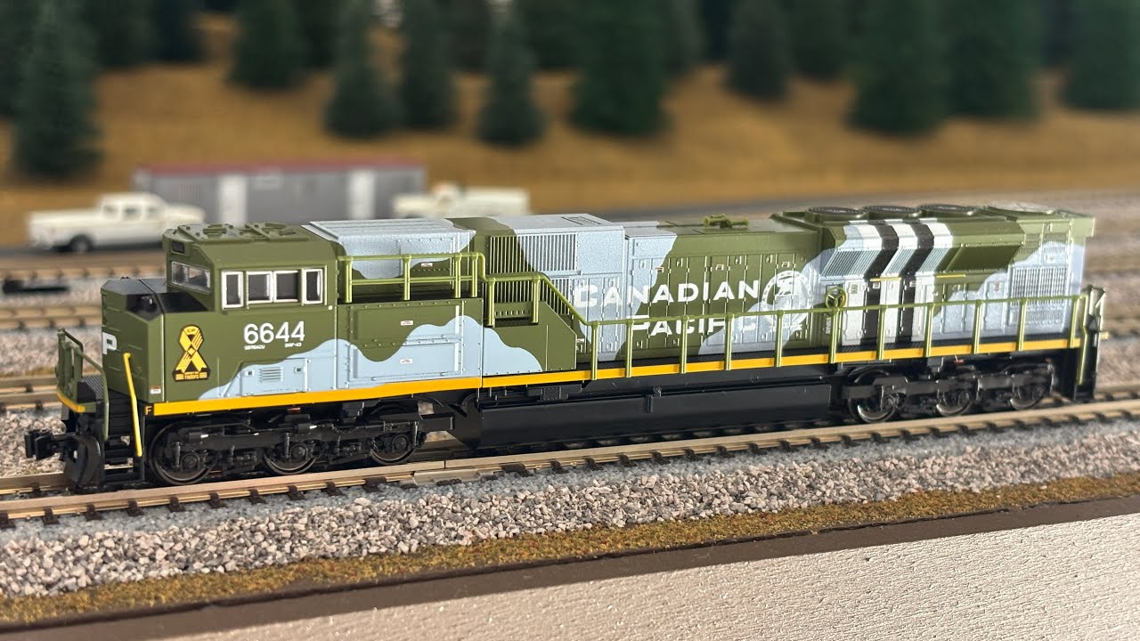 Kato N Scale Canadian Pacific SD70ACU No. 6644 #modeltrains #nscale #katousa #CP6644