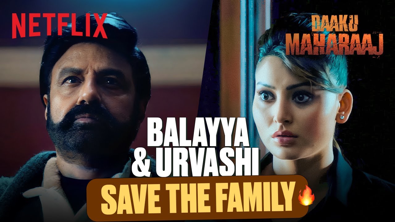 Balayya & Urvashi FIGHT Against DEADLY Assassins! 😳🔥| Daaku Maharaaj | Netflix India