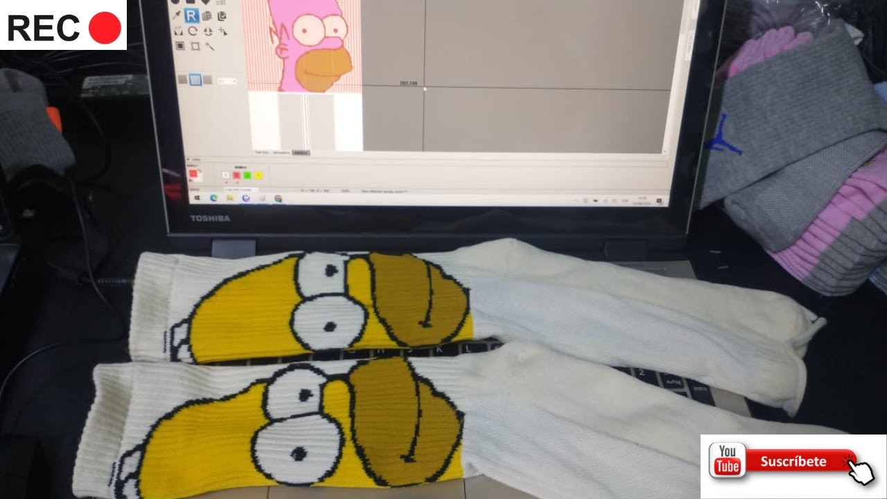 Asi se fabrican Medias con Diseño 🧦
