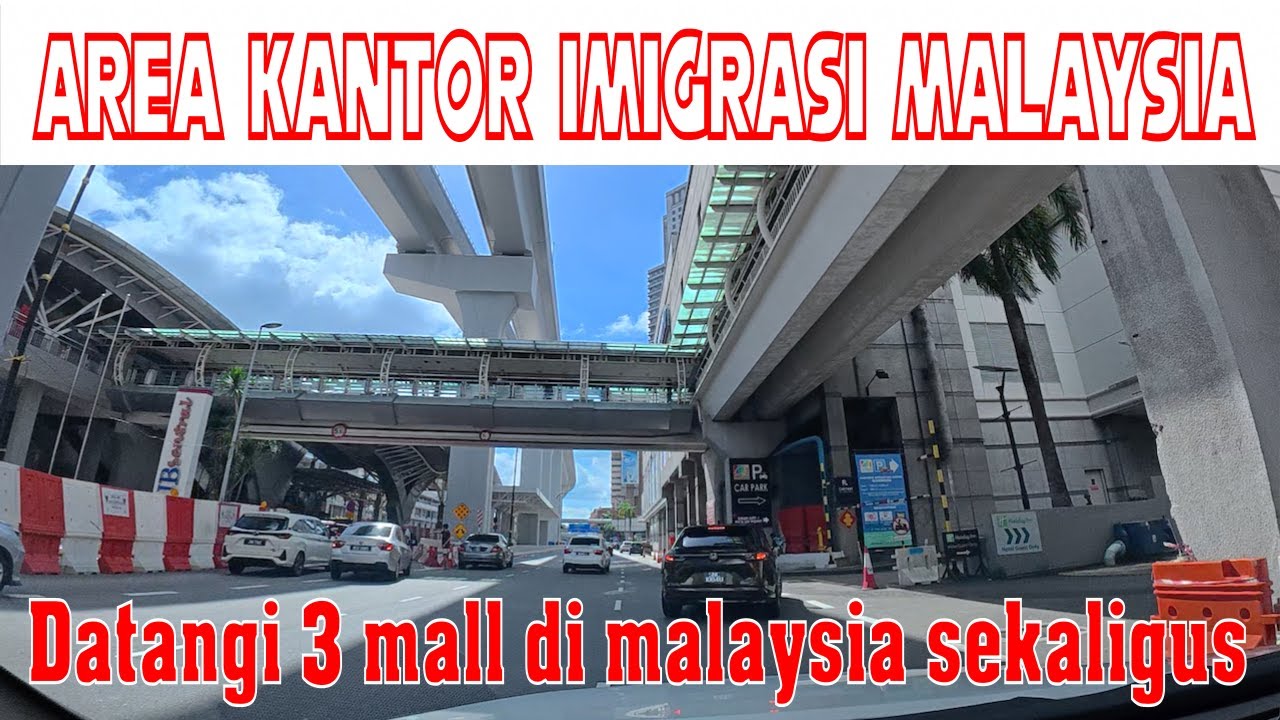 Begini suasana area kantor Imigrasi Malaysia, datangi 3 mall sekaligus, ngapain aja?