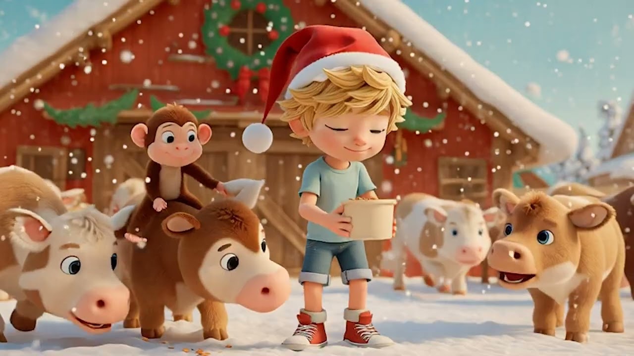 Música Infantil Divertida | Fazendinha no Natal | Turmadinhos
