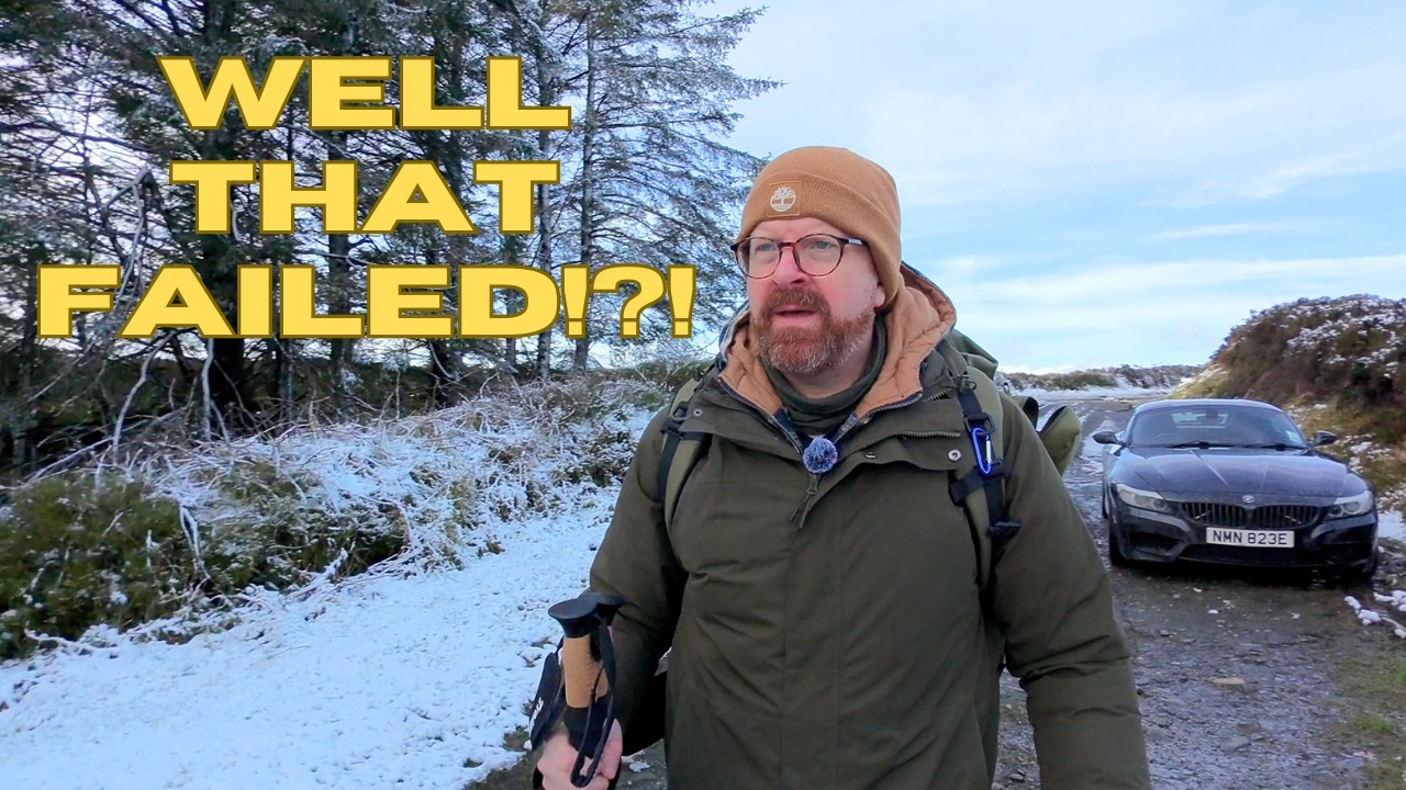 I Crashed the Drone in the Snow… ❄️ South Barrule Walk | Isle of Man