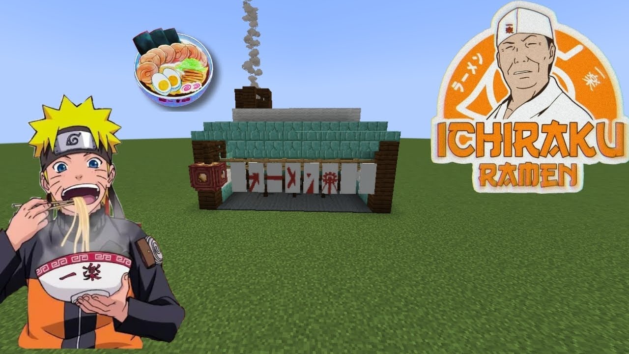 How to make Naruto ichiraku ramen in Minecraft | #Note_Racer_Yt