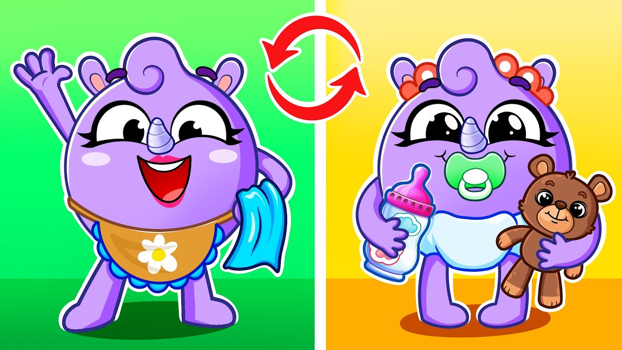 Parents Turn Into Babies Song 👶🥰  | Kids Song and Nursery Rhymes by Baby Zoo Karaoke