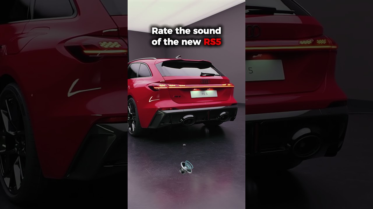 The 2026 Audi RS5 Exhaust Sound Check 🔊!