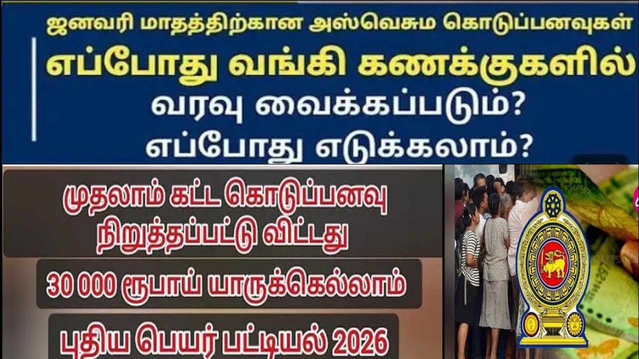 சமுர்த்தியா.. அஸ்வெசுமயா கிடைத்த புதிய தகவல்..!! 