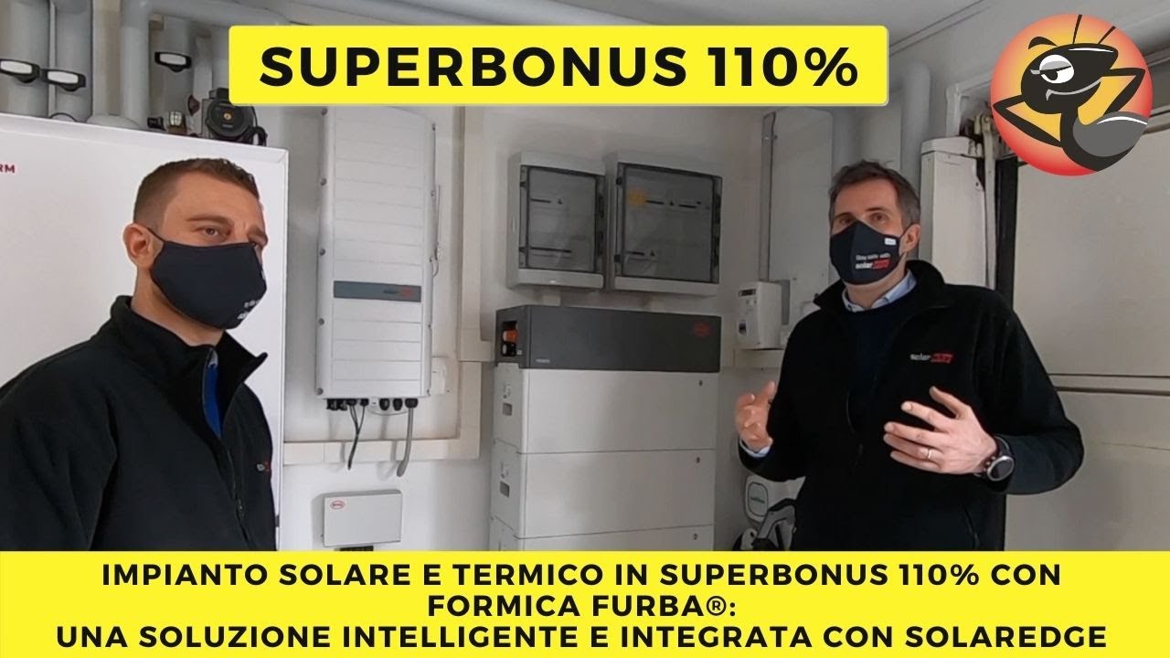 Impianto Solare e Termico in Superbonus 110%: una soluzione intelligente e integrata con SolarEdge
