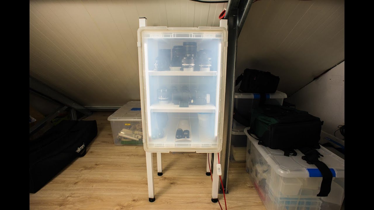 How to make your own dry cabinet for camera and lenses