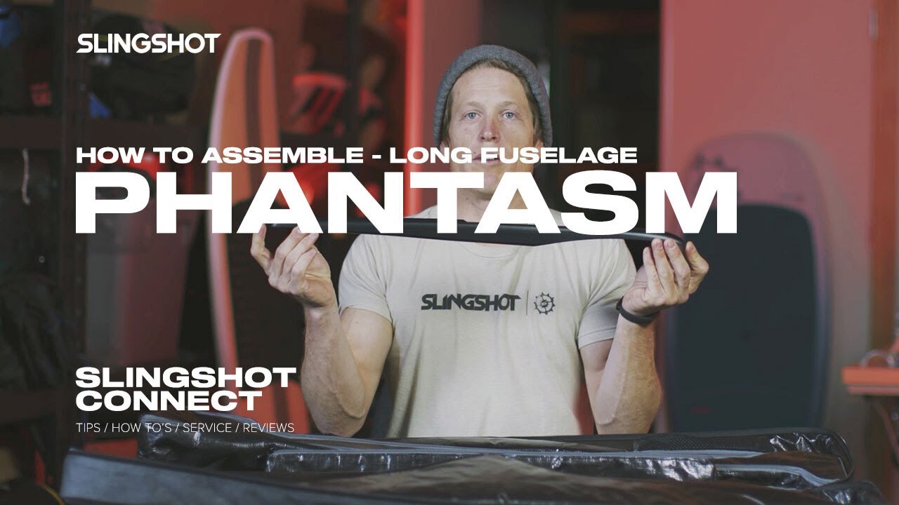 Phantasm Carbon Hydrofoil Unbox and Setup w/ Long Fuselage | Slingshot Sports