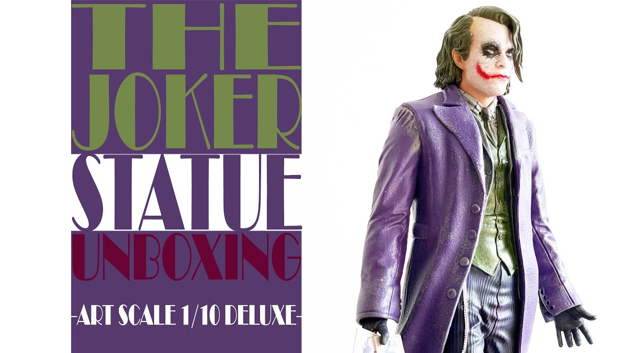 [ENG SUB] UNBOXING THE JOKER (THE DARK KNIGHT) ART-SCALE 1/10 - BY. IRON STUDIOS