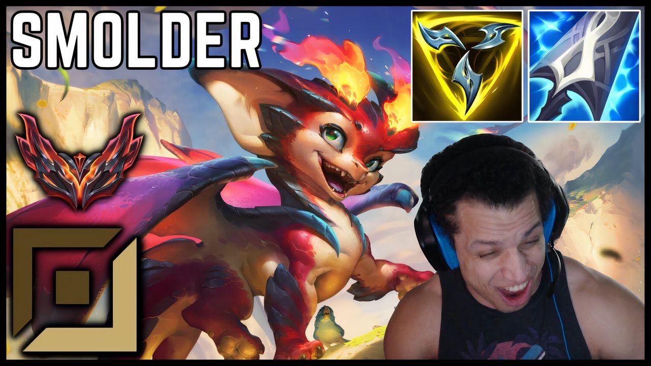 ☄️ Tyler1 700 LP+ IN GRANDMASTERS | Smolder ADC Full Gameplay | Season 14 ᴴᴰ