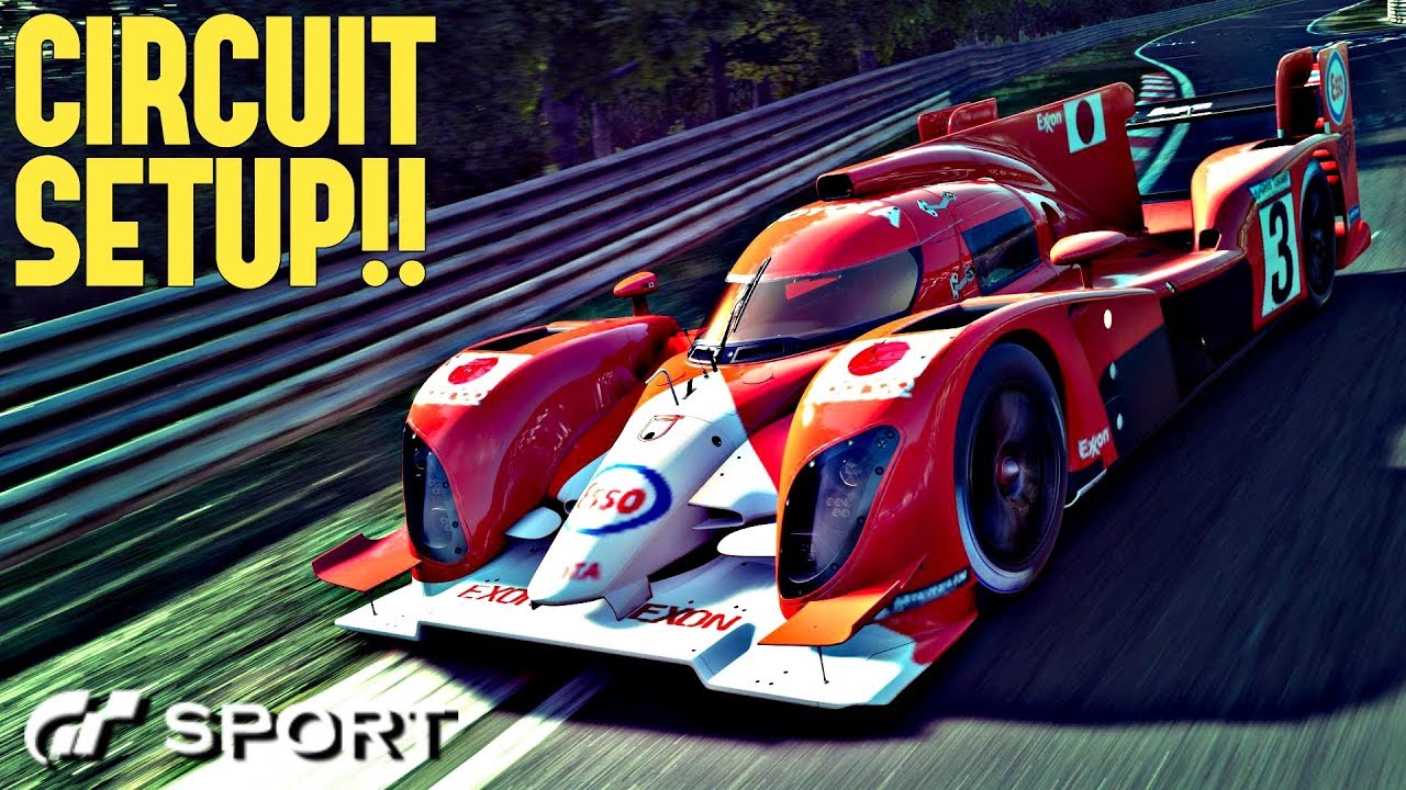 GT SPORT — настройка трассы Toyota TS030