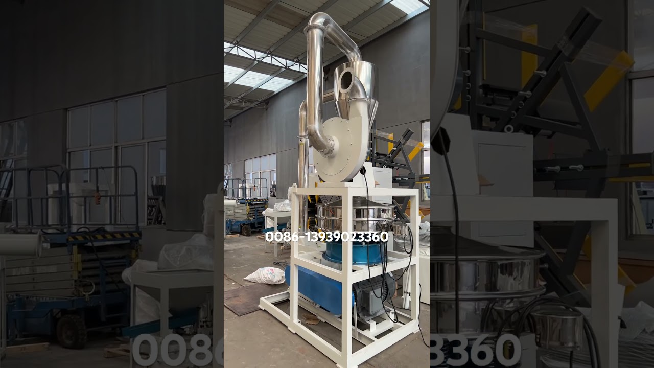 3 sets PVC pulverizer machine testing