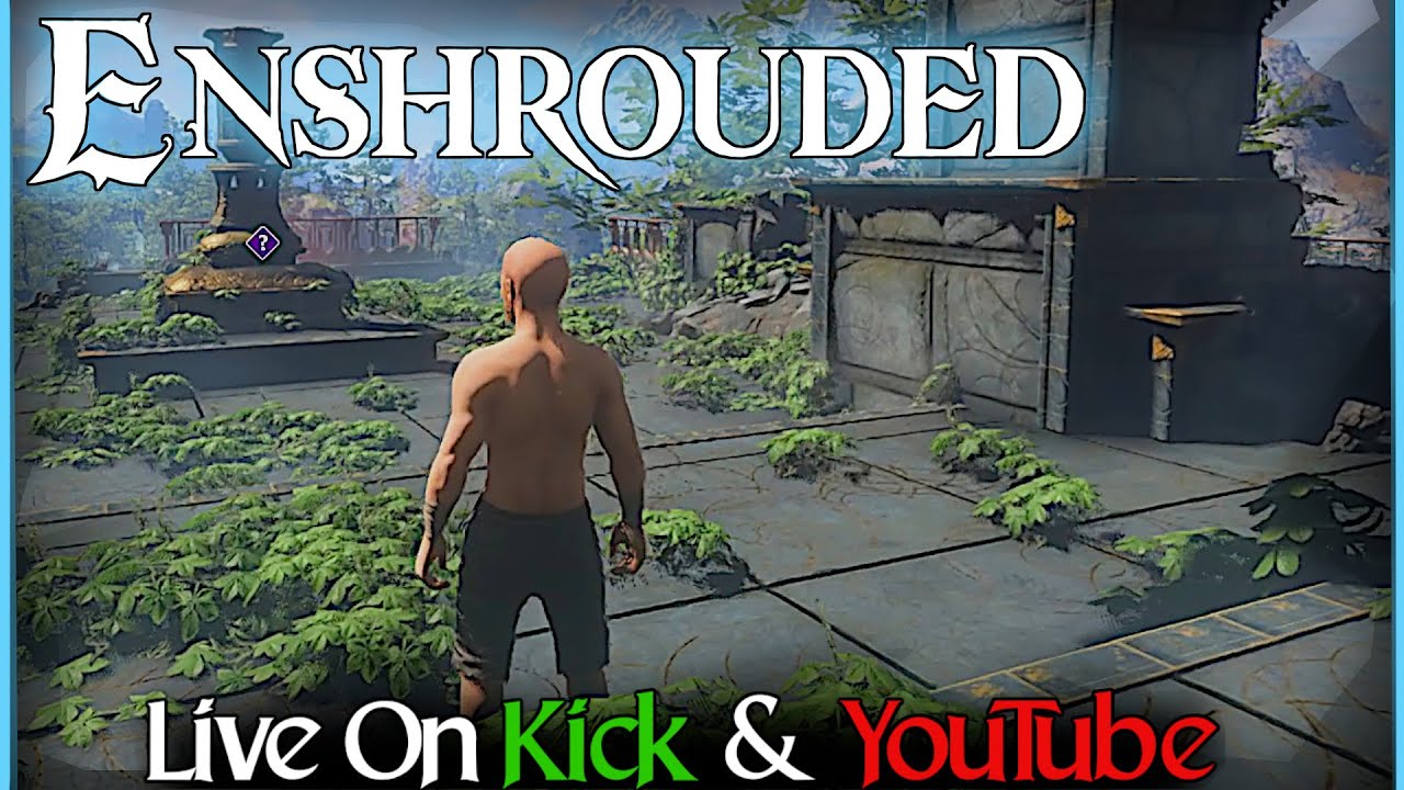 🟢Enshrouded Metal Scrap Farm & Starter Base 🟢 Live Stream
