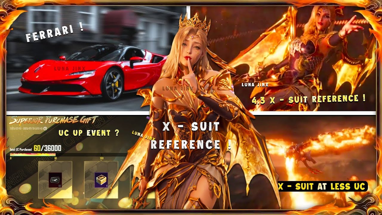 4.3 X - SUIT | FERRARI SUPER CAR 2026 | UC UP EVENT | X - SUIT AT LESS UC 
