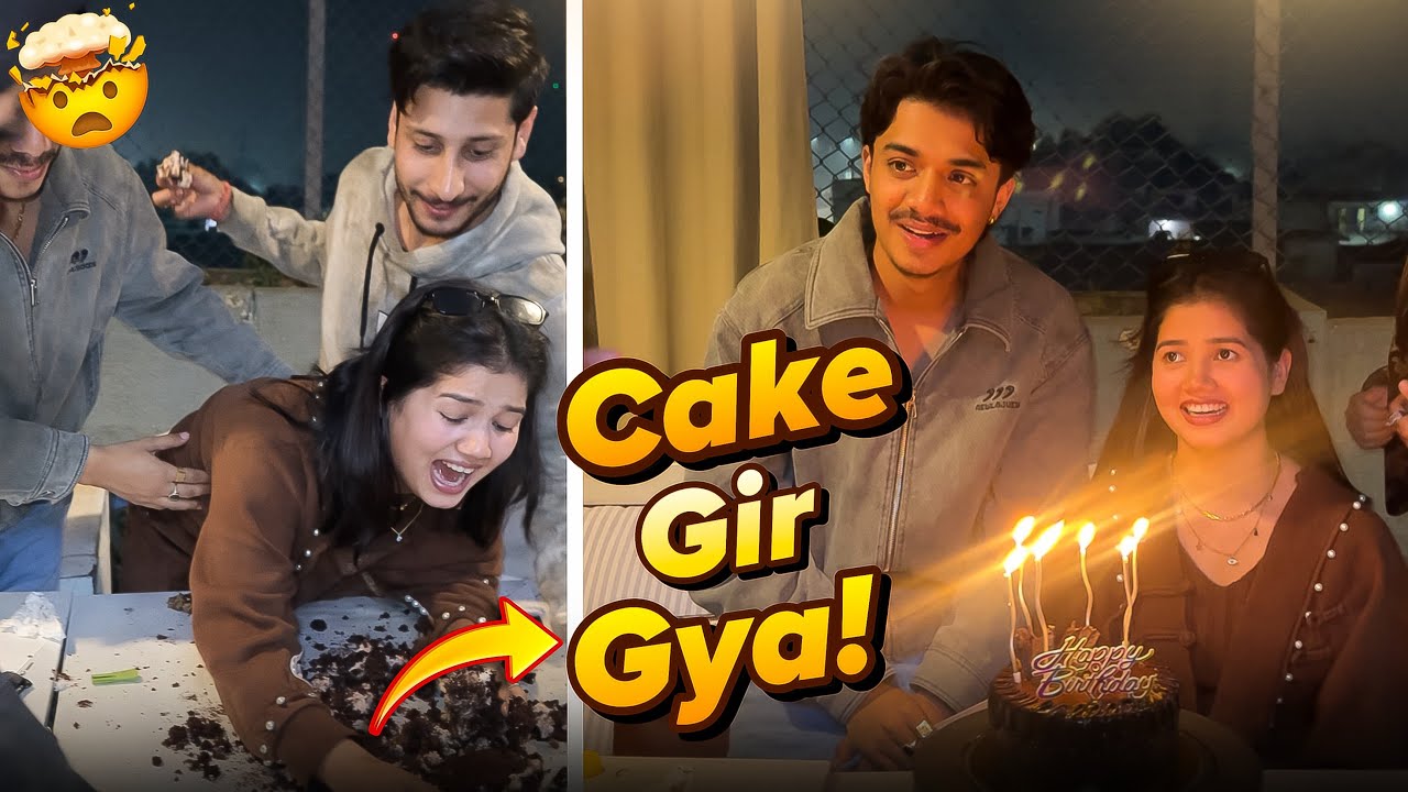 Nishu ne Birthday ka Cake gira diya 😨Couples Q & A ❤️😋