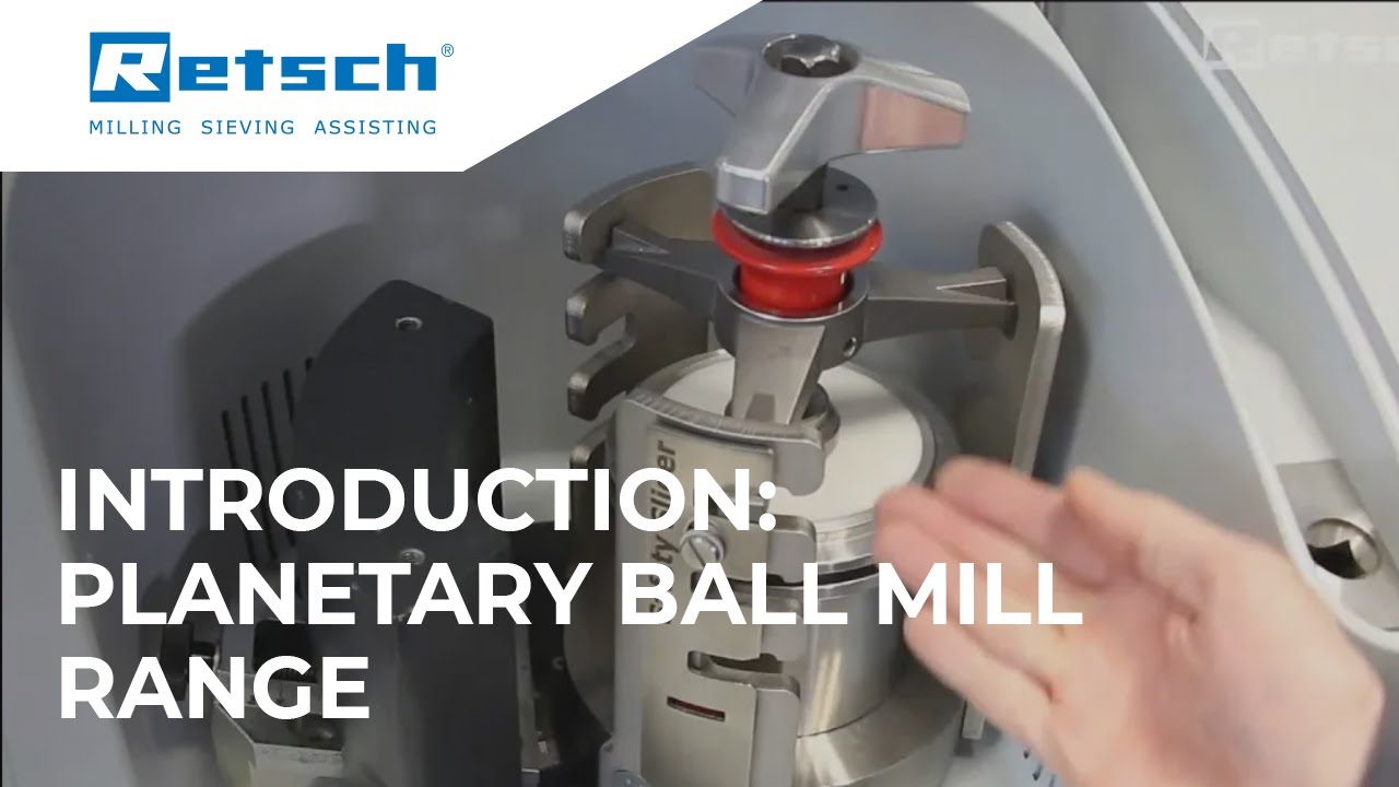 Planetary Ball Mill Range - Introduction #RETSCH #planetaryballmill #laboratoryinstruments