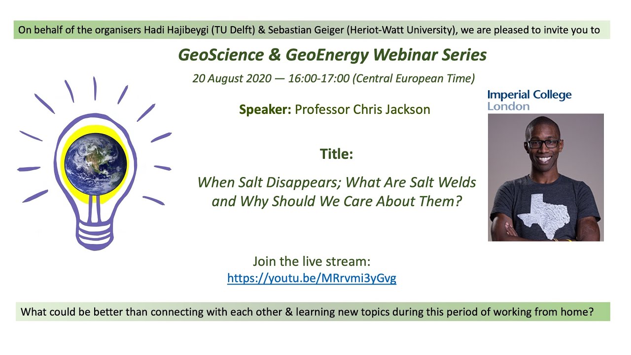 Chris Jackson, Imperial College London (Salt Welds)