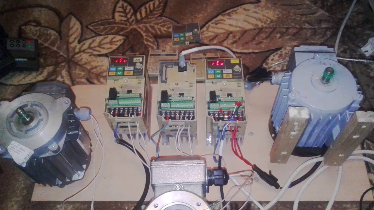 Настройка преобразователя частоты OMRON 3G3MV