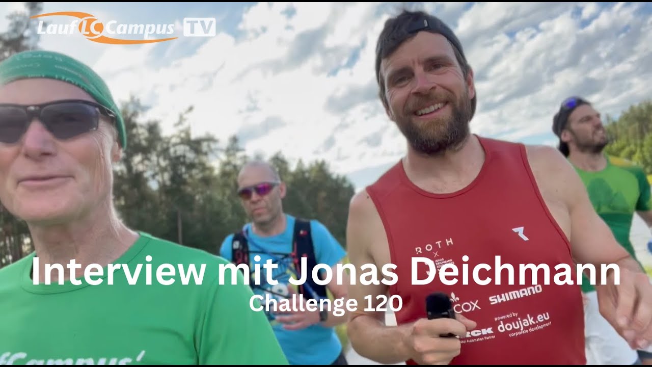 Jonas Deichmann im Gespräch mit Andreas Butz – Interview während der Challenge120 in Roth