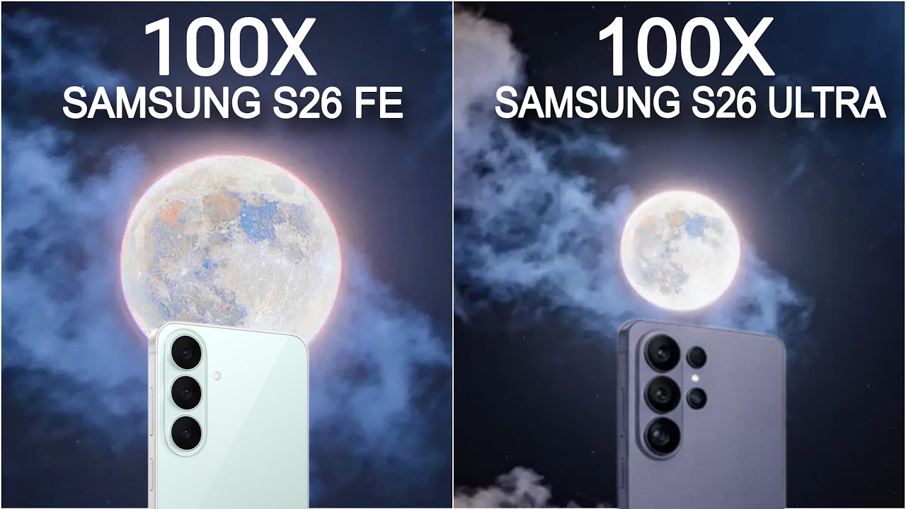 Samsung Galaxy S26 FE против Samsung Galaxy S26 Ultra: сравнение зума