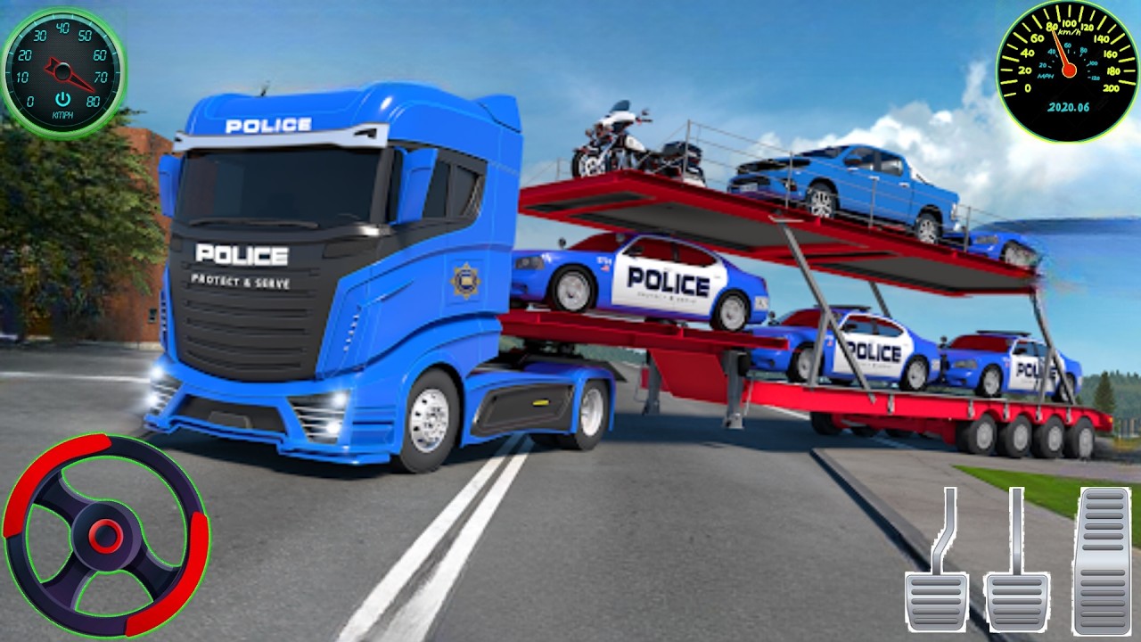 US Police Car Chase Simulator 3D 🚧 Real Cop Cars Driving Simulator 2025 🚨 Android Gameplay